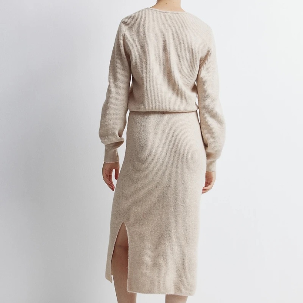 H & M Light Beige 2 Piece Rib Knit Set - Picture 8 of 10